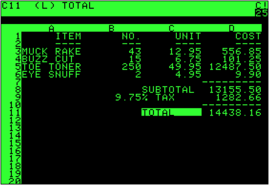 Visicalc